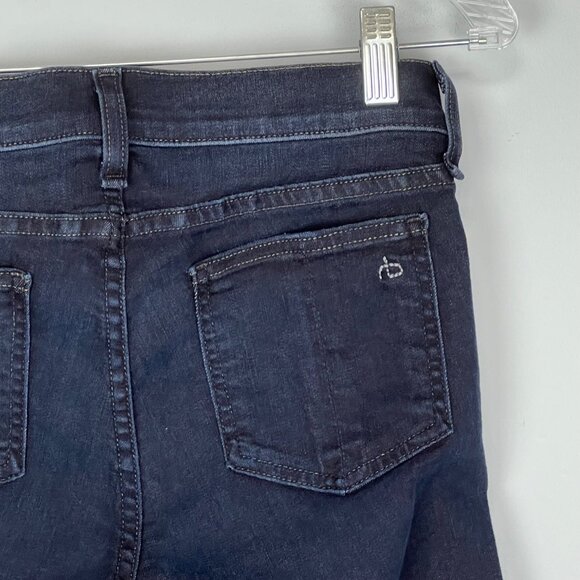 Rag & Bone Womens Capri Skinny Jeans Lynnwood Dark Blue Wash Ankle size 27 - Picture 7 of 13